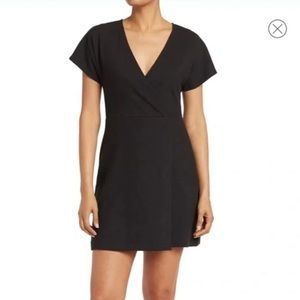 NWOT Madewell Cross Front Flutter Sleeve Minidress
